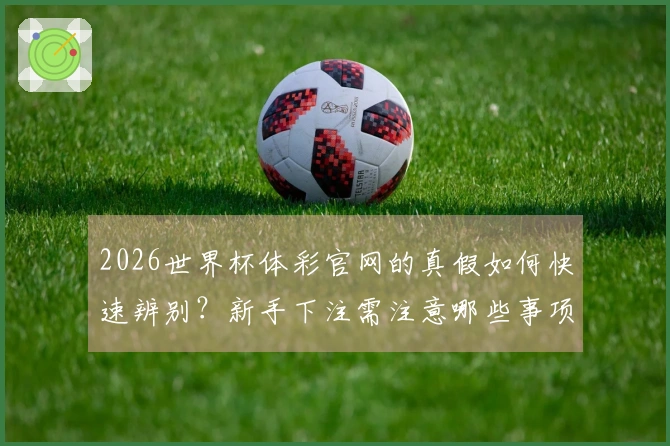 2026世界杯体彩官网的真假如何快速辨别？新手下注需注意哪些事项？