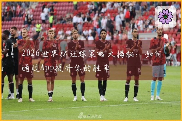 2026世界杯让球策略大揭秘,如何通过App提升你的胜率