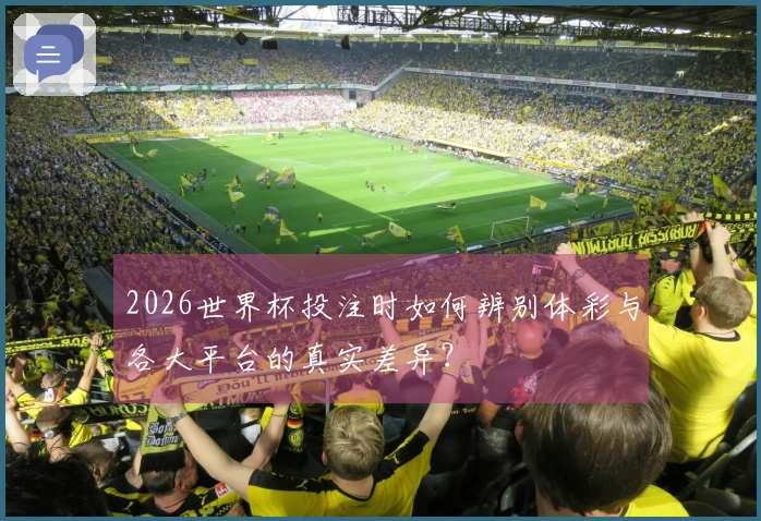 2026世界杯投注时如何辨别体彩与各大平台的真实差异？