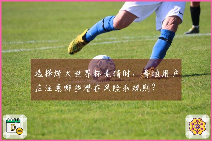 选择烽火世界杯竞猜时，普通用户应注意哪些潜在风险和规则？